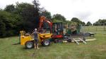 Image: Installation of the new playground equipment begins